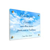 Plaque funéraire nuages 18 Plaquedeces.fr